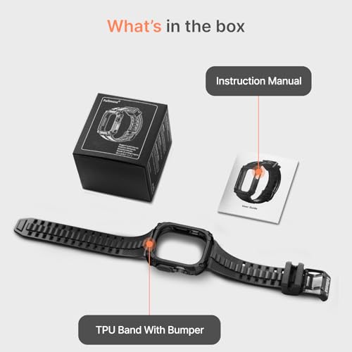 Fullmosa Band with Case for Apple Watch 49/46/45/44/42/41/40mm