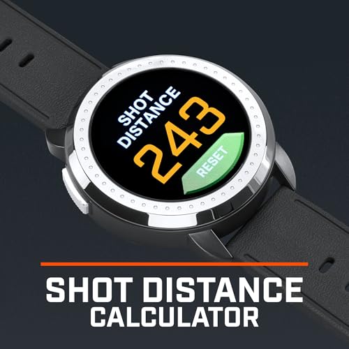 Bushnell Golf iON Elite GPS Watch – Color Touchscreen, Slope‑Adjusted Yardages, 38,000+ Courses, Shot Tracker, USB‑C, Magnetic Charger – Black
