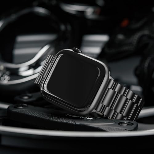 EPULY Metal Band Compatible with Apple Watch Bands for Men 49mm 46mm 45mm 44mm 42mm 41mm 40mm 38mm, Business Stainless Steel Strap for iWatch Bands Series 11 10 9 8 7 6 5 4 3 2 1, SE3 2 1, Ultra3 2 1