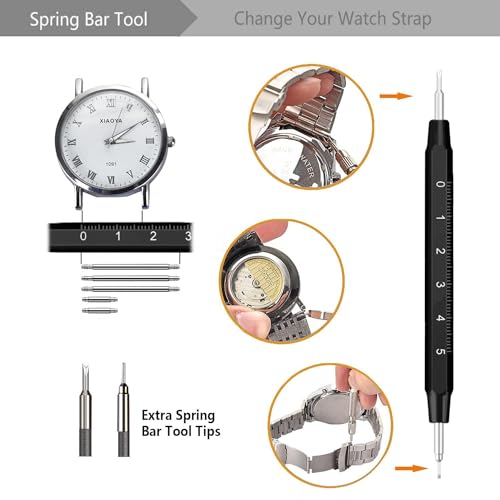 EasyTime Watch Repair Tool Kit: Link Back Pin Removal & Battery Replacement