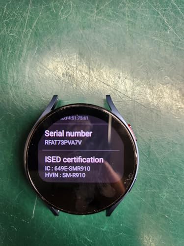 SAMSUNG Galaxy Watch 5 44mm Bluetooth Smartwatch w/Body, Health, Fitness and Sleep Tracker, Sapphire Crystal Glass, Enhanced GPS Tracking, US Version, Silver Bezel w/White Band (Renewed)