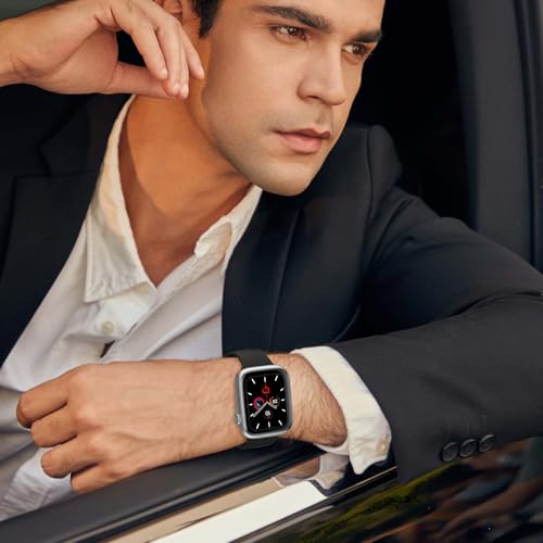 Sport Band Compatible with Apple Watch Bands 40mm 38mm 41mm 42mm 44mm 45mm 49mm for Women Men,Soft Silicone Waterproof Replacement Strap for Apple Watch Series 11 10 9 8 7 6 5 4 Ultra 3 2 1 SE