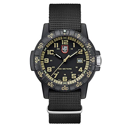 Luminox – Leatherback SEA Turtle Giant Men’s Watch 44 mm, 0320/0330 Series, Military Watch, Swiss Quartz Watch, 100 m Water Resistant, Self-Illuminating, Black, 44 mm, Ribbon
