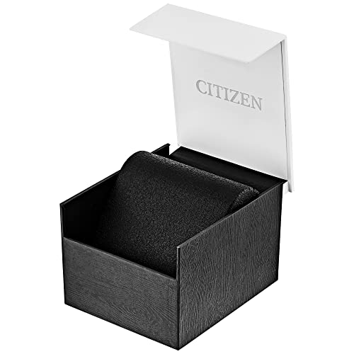 Citizen Men's Eco-Drive Modern Axiom Watch in Gray Stainless Steel, Black Dial (Model: BJ6517-52E)