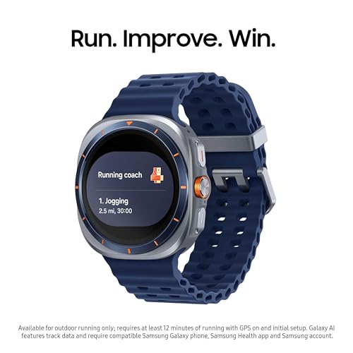 Samsung Galaxy Watch Ultra (2025), Titanium Silver, 47mm LTE Smartwatch