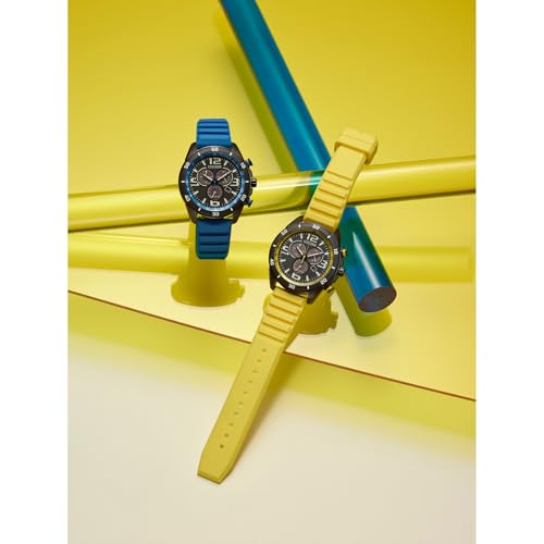 Citizen Men's Eco-Drive Sport Casual Brycen Watch, Blue Silicone Strap, Chronograph (Model: AT2586-05E)