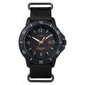Timex Men's TW2U30300 Expedition Gallatin Solar Black Fabric Slip-Thru Strap Watch,Black/Orange