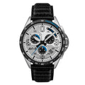 AVI-8 P-51 Mustang Blakeslee Men's Chronograph Pilot Watch – Japanese Meca-Quartz Movement, 43mm Stainless Steel Case, Leather Strap, AV-4077-01