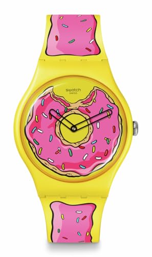 Swatch New Gent Biosourced Unisex Watch Casual Plastic Yellow Quartz Waterproof Seconds of Sweetness