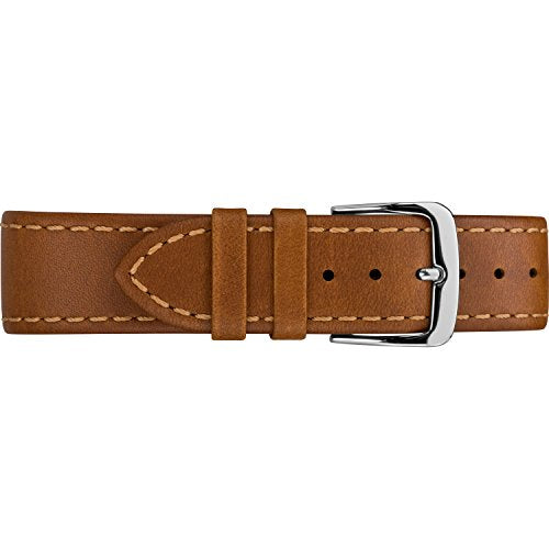 Timex Men's TW2R63900 Southview 41mm Tan/Silver-Tone/Blue Leather Strap Watch