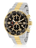 Invicta Men's 14876 Specialty Chronograph Black Textured Dial Two Tone Stainless Steel Watch