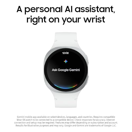 Samsung Galaxy Watch 8 (2025), Silver, 40mm, LTE Smartwatch