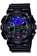 CASIO G-Shock GA-100RGB-1AJF [G-Shock Virtual Rainbow: Gamer's RGB Series] Watch Imported from Japan Feb 2023 Model