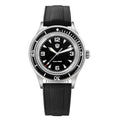 watchdives WD50Q Dive Watch for Men, 38mm, Enamel Black