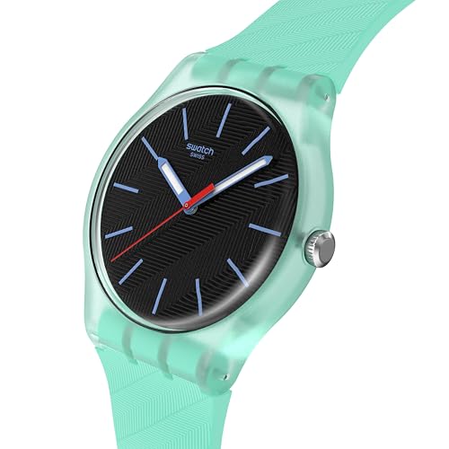 Swatch Unisex Casual Watch Green Bio-sourced Quartz HINT of Mint