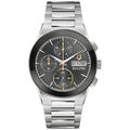 Bulova Men's Modern Millenia Chronograph 6-Hand Quartz Stainless Steel Watch, Day/Date, Edge to Edge Crystal, 41mm