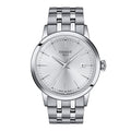 Tissot Mens Tissot Classic Dream 316L Stainless Steel case Quartz Watch, Grey, Stainless Steel, 22 (T1294101103100)