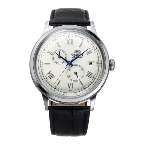 Orient Bambino Version 8 Weekly Calendar Automatic Dress Watch Model: RA-AK0701S30B