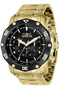 Invicta Men's Pro Diver 50mm Stainless Steel Quartz Watch, Gold (Model: 37725)