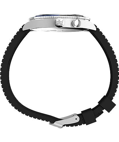 Timex Men's Waterbury Traditional 39mm Watch - Black Strap Black Dial Stainless Steel Case