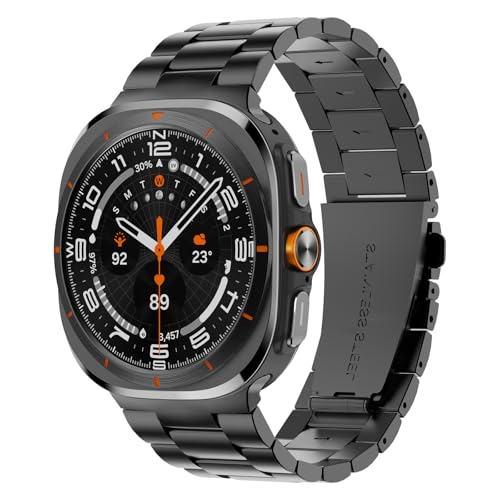 SPGUARD Metal Band Compatible with Samsung Galaxy Watch 7/8 Ultra 47mm (2025/2024), No Gap Stainless Steel Band Strap for Men Women Business, NOT for Other Models