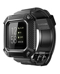SUPCASE for Fitbit Versa 3 Band with Case (Unicorn Beetle Pro), [Military-Grade Protection] [Anti-Resistant] Rugged Men Cover with Adjustable Strap Wristband for Fitbit Versa 3 / Fitbit Sense, Black