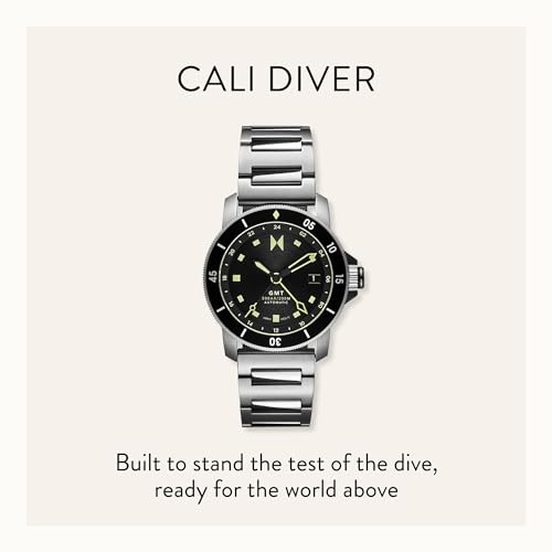 MVMT Men's Cali Diver Sport's Watch - Water-Resistant 10 ATM/100 Meters - 40mm