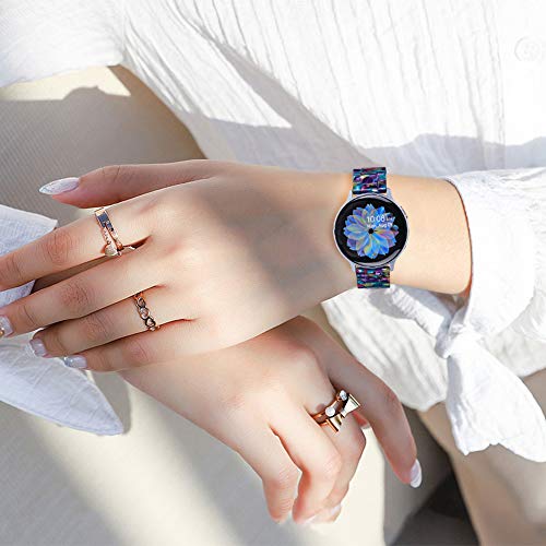 JOYOZY Resin Bands Compatible with Samsung Galaxy Watch 7/6/5/4/FE 40mm 44mm/Watch 6/4 Classic 43mm 47mm 42mm 46mm/Watch 5 45mm/Active2 40mm 44mm/Active 40mm Bands,20mm Quick Release Fashion Bracelet
