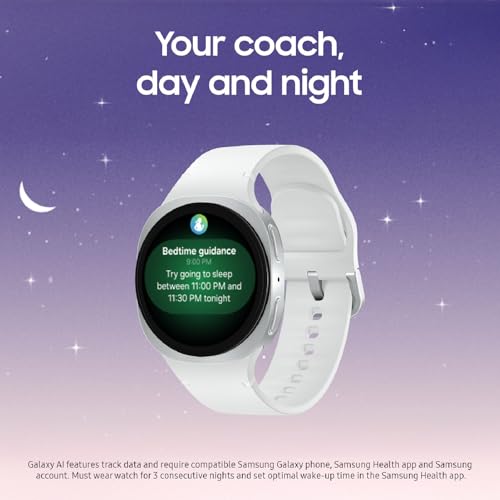 Samsung Galaxy Watch 8 (2025), Silver, 40mm, LTE Smartwatch