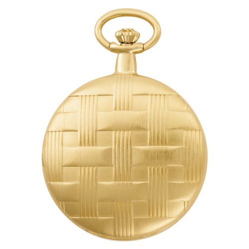 Charles Hubert 3841-G Gold-Plated Mechanical Pocket Watch