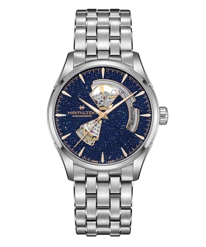 Hamilton Jazzmaster Automatic Mens Watch, 42mm Stainless Steel, Blue Dial