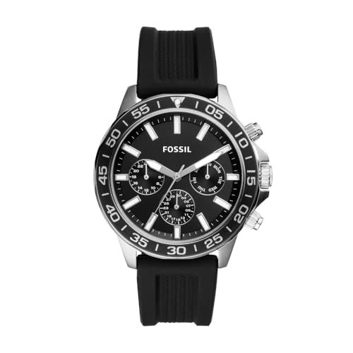 Bannon Multifunction Black Silicone Watch BQ2494