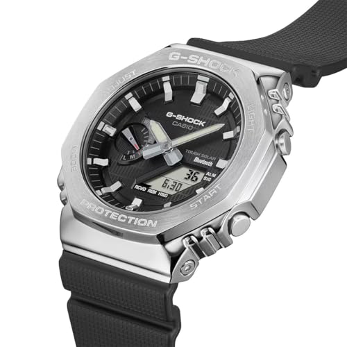 G-Shock Casio G-Steel Solar Connected Black Dial Black Resin Strap Watch - GBM2100-1A
