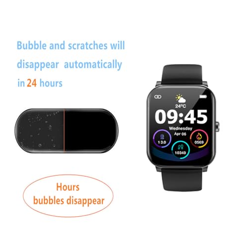Aemus Screen Protector Compatible for QONBINK TG38 / K62 Smart Watch 1.85" (6 Pack) Clear TPU Soft Film Compatible for Jacoosa L70 Fitness Tracker