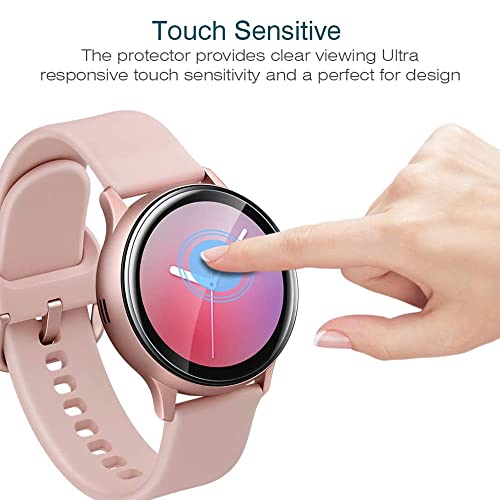 Lamshaw Universal Round Watch Screen Protector, [6 Pack] Full Coverage TPU Clear Film Anti-Scratch, Anti-Fingerprint, Bubble Free (29mm Diameter)