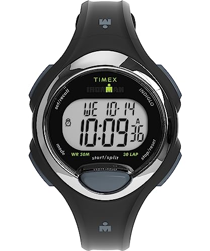 Timex Women's Ironman Triathlon E30 34mm Watch - Black Strap Digital Dial Black Case