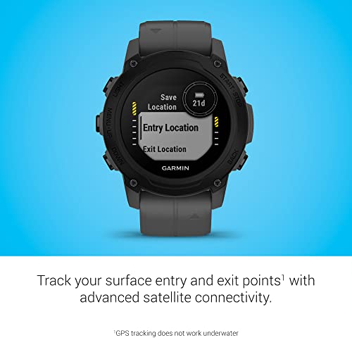 Garmin Descent™ G1, Rugged Dive Computer, Multiple Dive Modes, Activity Tracking, Slate Gray