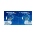 Renata 377 SR626SW Batteries - 1.55V Silver Oxide 377 Watch Battery (2 Count)