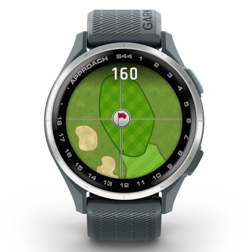 Garmin Approach S44 (Silver/Twilight) Golf GPS Smartwatch Gift Box Bundle