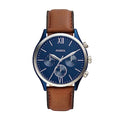 Fenmore Midsize Multifunction Luggage Leather Watch