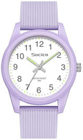 SOCICO Kids Analog Watch for Boys Girls, Easy to Read Learning Time Watch, 50M Waterproof, Soft Band Wristwatch for Ages 4-12, Great Gift for Children