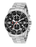 Invicta Men's 14875 Specialty Chronograph Black Textured Dial Stainless Steel Watch