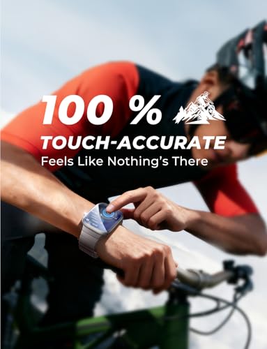 MAGIC JOHN 2 Pack for Apple Watch Series 11(2025) Series 10 46MM Screen Protector, [Automatic Align Tech] Self-Healing Flexible EPU Film, HD Transparent, Anti Scratch, Bubble Free