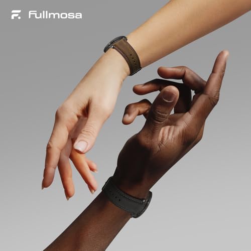 Fullmosa 22mm Quick Release Leather Watch Bands for Garmin Samsung Galaxy