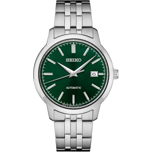 SEIKO male watches Essentials SS Automatic Green Dial