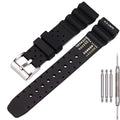 MCXGL 20mm Soft Silicone Strap compatible with Citizen Hyper Aqualand Duplex Promaster Men's Dive Watch Band waterproof wristband watches Accessories