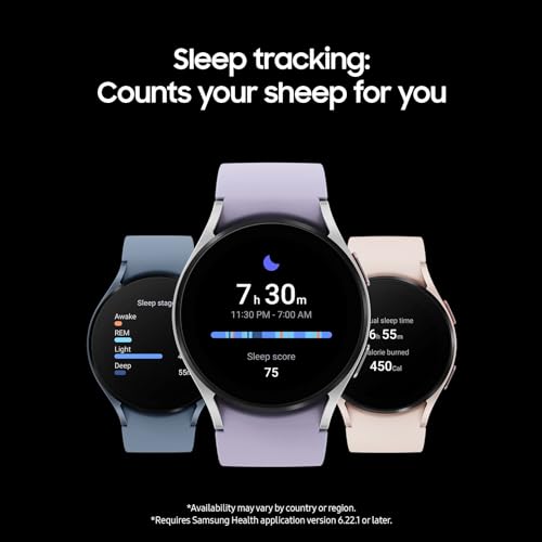 SAMSUNG Galaxy Watch 5 Aluminum 44mm LTE - 16GB - Blue - SM-R915UZBAXAA (Blue, 44mm, LTE, Galaxy Watch 5) (Renewed)