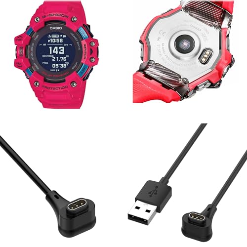 BabyValley Compatible with Casio G-Shock Sport Watch Charger, 3.3ft Charging Cable Charger Dock for Casio G-Shock GBD-H1000 Accessories