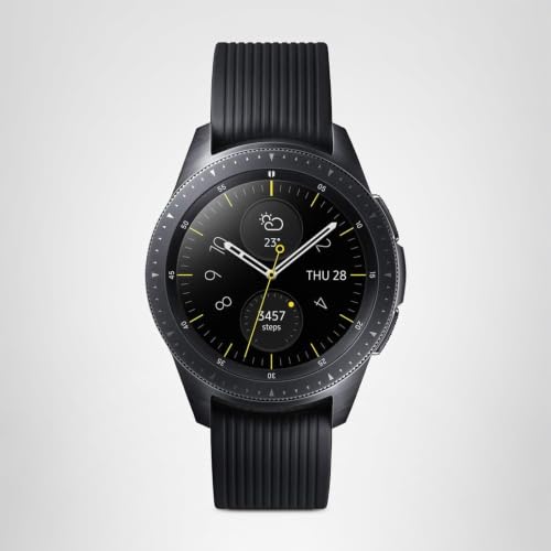 Samsung Galaxy Watch (42mm),Heart Rate Monitor, Black (Bluetooth), SM-R810