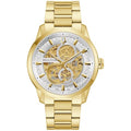 Bulova Men's Automatic Sutton Watch, Gold-Tone Stainless Steel Case & Silver-White Dial (Style: 97A201)
